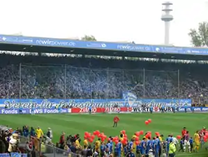 Das Stadion im Dezember 2019