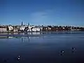 Tjörnin mit Freikirche und Nationalgalerie
