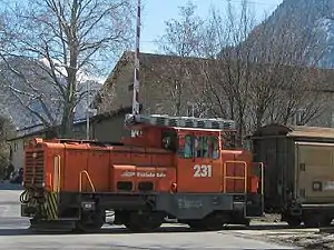 Gm 3/3 231 in Landquart