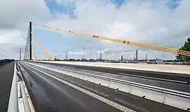 Autofreie Brücke während der Sperrung (August 2017)