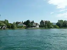 Die Bibermühle an der Bibermündung