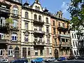 Fassadendetails der Gebäude zwischen Ringstraße und Wörthstraße