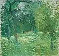 Richard Gerstl: Blumenwiese mit Bäumen