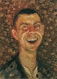 Selbstbildnis, lachend, 1908
