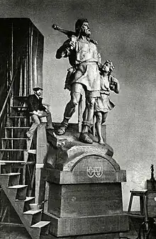 Richard Kissling (1848–1919) Bildhauer, Tell-Denkmal, 1892