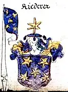 Abbildung in der „Sammlung von Wappen aus verschiedenen, besonders deutschen Ländern“  (ca. 1600)