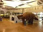 Ein Riesenfaultier, von 2000 bis 2019 im Erdgeschoss des Museums gezeigt