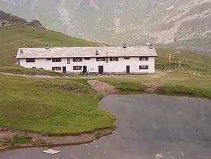 Die Schutzhütte Dondénaz.