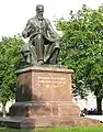 Rimski-Korsakow-Denkmal (1952 mit Wladimir Ingal, Modest Schepilewski) am Sankt Petersburger Konservatorium