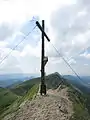 Auf dem Gipfel, Blick Richtung Hochgrat