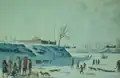 Winter Fishing on the Ice of the Assynoibain and Red River, 1821