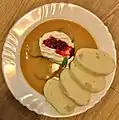 Rindsbraten in Rahmsauce