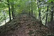Auf dem äußeren Wall