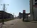 Ringstrasse mit modernen Häuserfronten