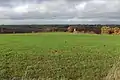 Plateau des Innenbereichs des Ringwalles: Blick Richtung Moseltal