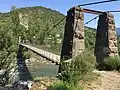 Stahlseilbrücke bei Fiscal