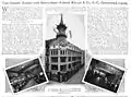 Verkaufsräume der Firma Riquet & Co. im Riquethaus um 1909 samt werbeträchtiger Beschreibung