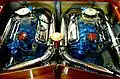 Motoren Riva Super Aquarama #217, 2× V8 mit 7,0 Liter Hubraum und 320 PS