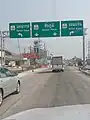 Abzweigung in die Umgebungsstraße von Chaiyaphum