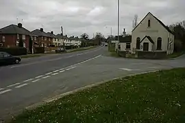 Straßenkreuzung in Broughton