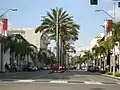 Straßenbild des Rodeo Drive