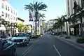 Straßenbild des Rodeo Drive