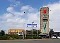 Roelofsarendsveen, Wasserturm in Straßenbild
