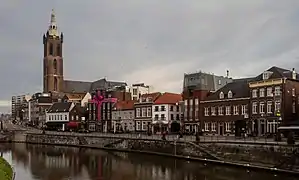 Endpunkt des Radwegs in Roermond