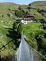 Rofen von der Hängebrücke über die Rofenache