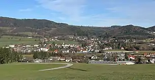 Südansicht von Rohrbach an der Gölsen