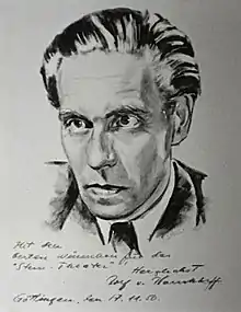 Rolf von Nauckhoff "Stern Theater" Göttingen 17.11.1950