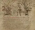 Vergilius Romanus 5./6. Jahrhundert. Abbildung zur 1. Ecloge der Hirtengedichte des Vergil