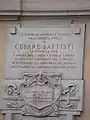 Gedenktafel in Rom