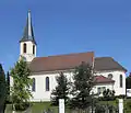 Südseite der Kirche