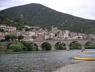 Ansicht des Orb in Roquebrun
