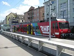BDeh 3/6 25 im Bahnhof Rorschach Hafen