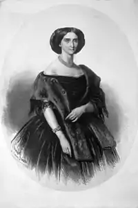 Opernsängerin Rosa Csillag(etwa 1860)