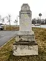 Viertelmeilenstein an der B 173