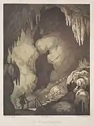 Rosenmüller-höhle, um 1840