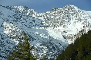 Rossbodegletscher am Nordhang des Fletschhorns