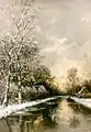 Kanal im Winter