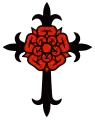 Kreuz mit Rose