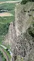 Seitenblick auf den Rotenfels mit Bastei