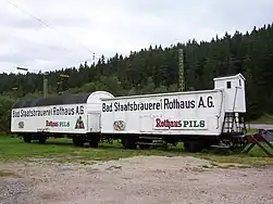 Rothaus-Kühlwagen DB 082 0 530 und  DB 546 062