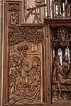 Heiligblut-Retabel –  Detail: Einzug Christi in Jerusalem