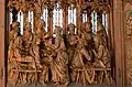 Detail aus der Abendmahlsdarstellung von Tilman Riemenschneider am Heilig-Blut-Altar in Rothenburg ob der Tauber, 1501–1505