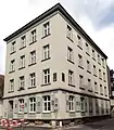 Ehemalige Rotochsenmühle an der Ochsengasse. Der Bau stammt von Ende des 19. Jahrhunderts.