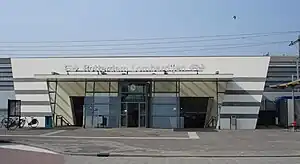 Das Bahnhofgebäude von 1968