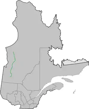 Übersichtskarte Route de la Baie James