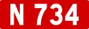 Route nationale 734
